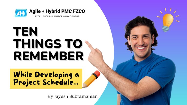 10 Essential Considerations for Developing a Project Schedule