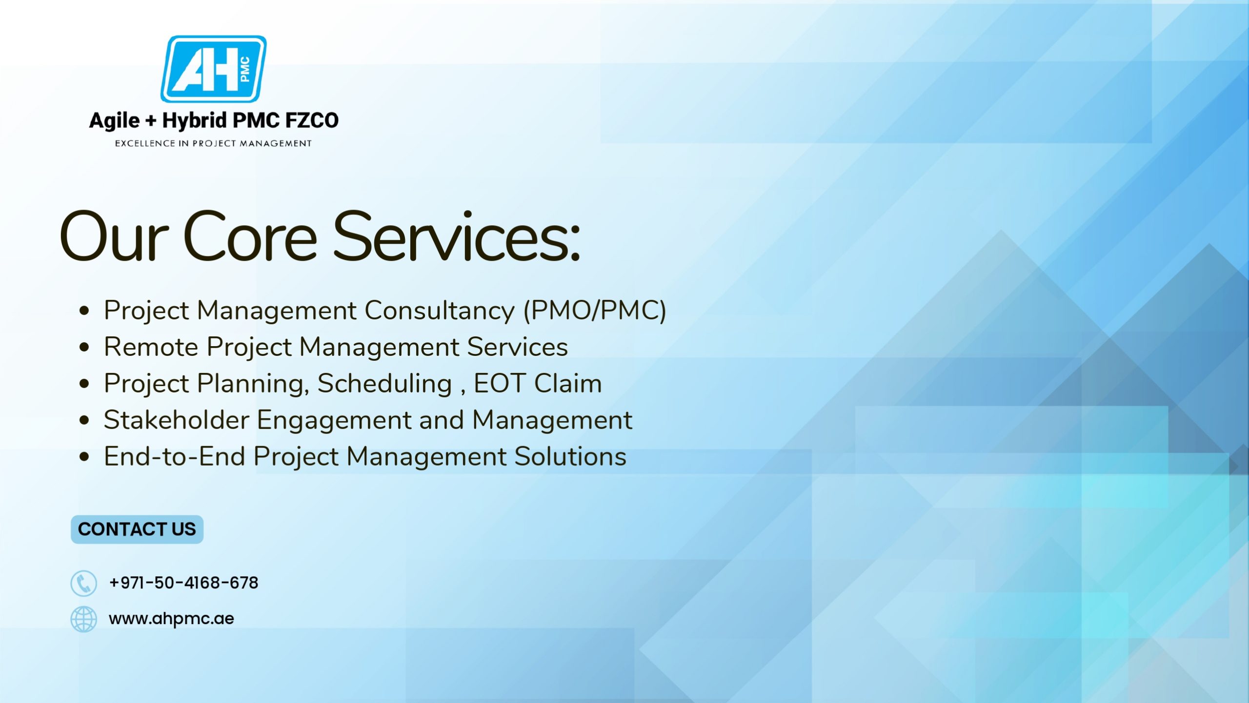 Our Core services