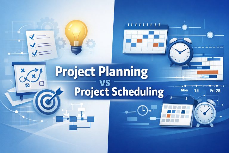 Project Planning vs Project Scheduling: Understanding the Difference