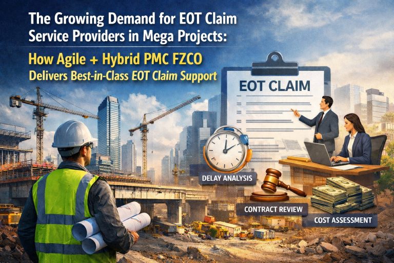 The Growing Demand for EOT Claim Service Providers in Mega Projects: How Agile + Hybrid PMC FZCO Delivers Best-in-Class EOT Claim Support
